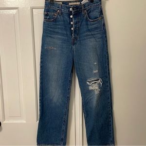 Levi’s ribcage straight jeans
